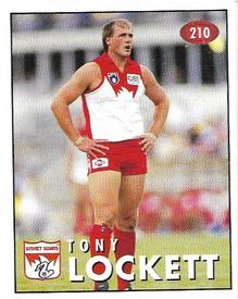 1996 Select AFL Stickers #210 Tony Lockett Front